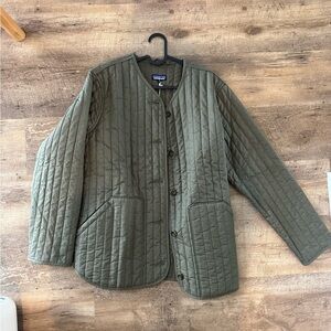 Patagonia Olive Quilted Jacket